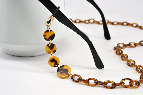Tortoise Shell Glasses Chain