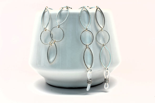 Large Link Silver Glasses Chain