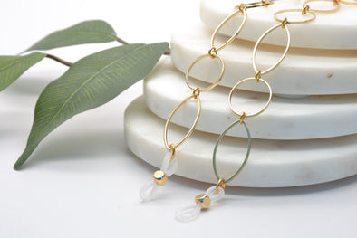 Large Link Gold Glasses Chain