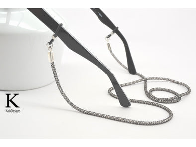Black and silver glasses chain