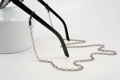 Antique Silver Box Chain Glasses Chain