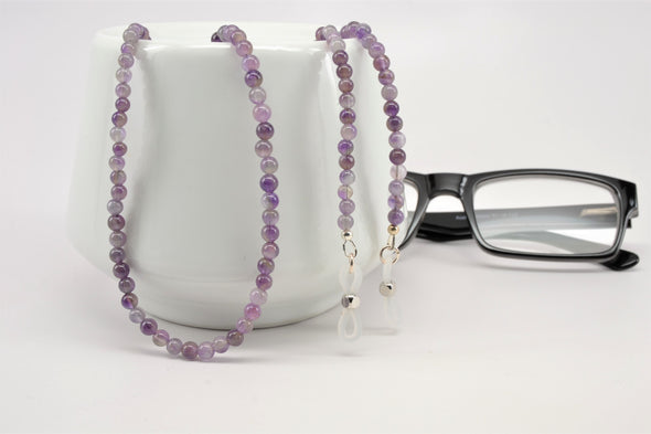 Genuine Amethyst Glasses Chain