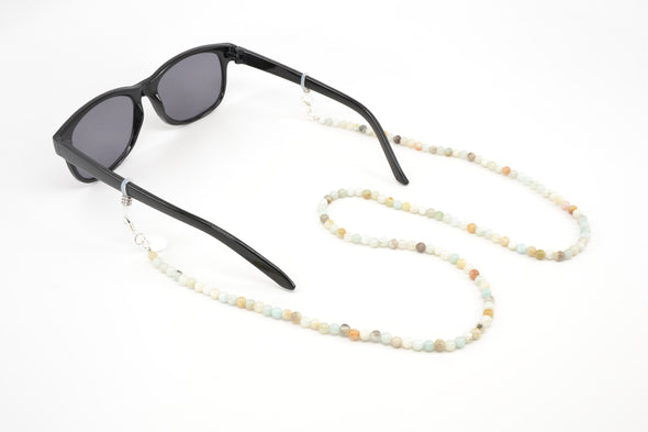 Amazonite Gemstone Glasses Chain