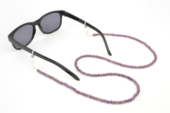 Genuine Amethyst Glasses Chain