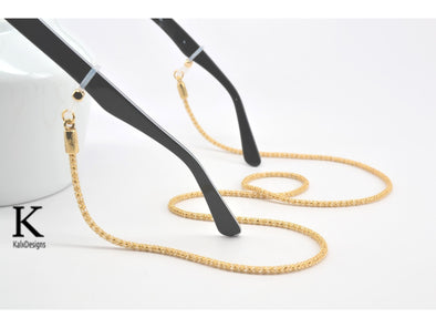 Silky Gold Glasses Chain – KalxDesigns