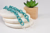 Chunky turquoise glasses chain